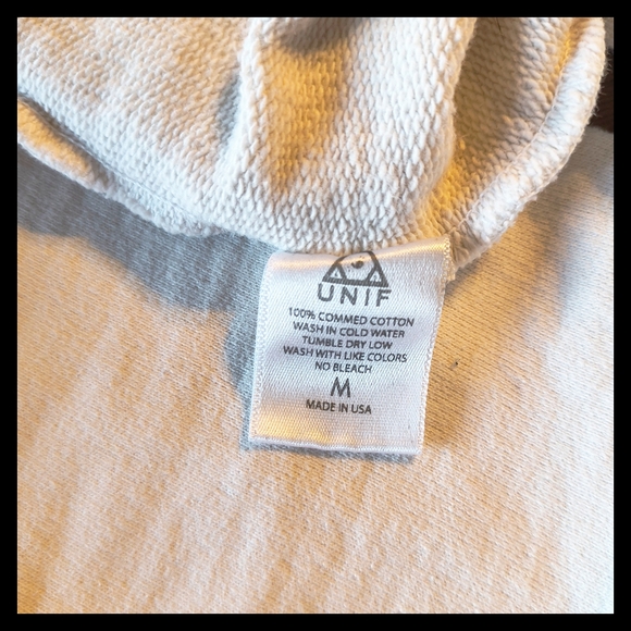 🧮 UNIF Unisex "Smile G-d Is Judging You Right Now" Sweatshirt Available XS & M - Picture 11 of 11